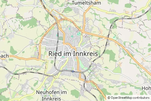 Karte Ried im Innkreis