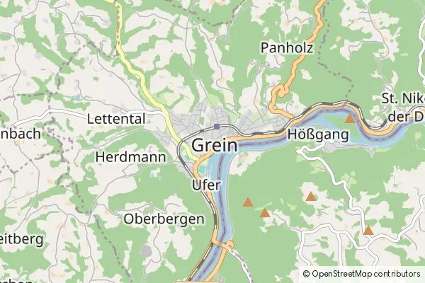 Karte Grein