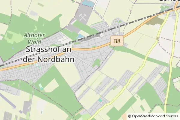 Karte Strasshof an der Nordbahn