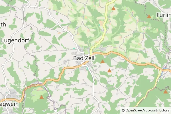 Karte Bad Zell