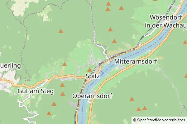 Karte Spitz an der Donau