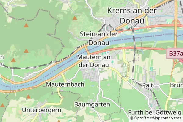 Karte Mautern an der Donau