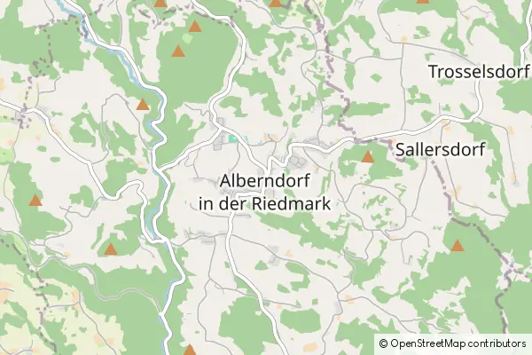Karte Alberndorf in der Riedmark