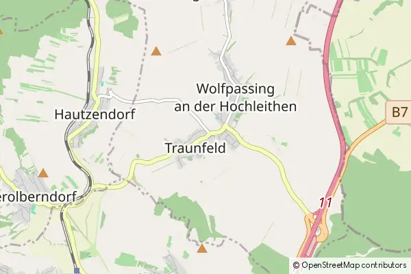 Karte Traunfeld