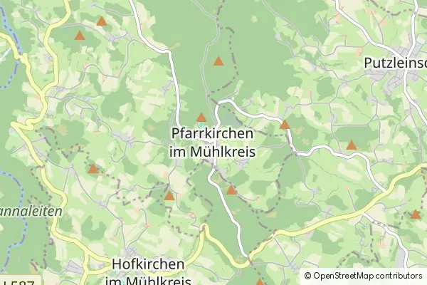 Karte Pfarrkirchen im Muehlkreis