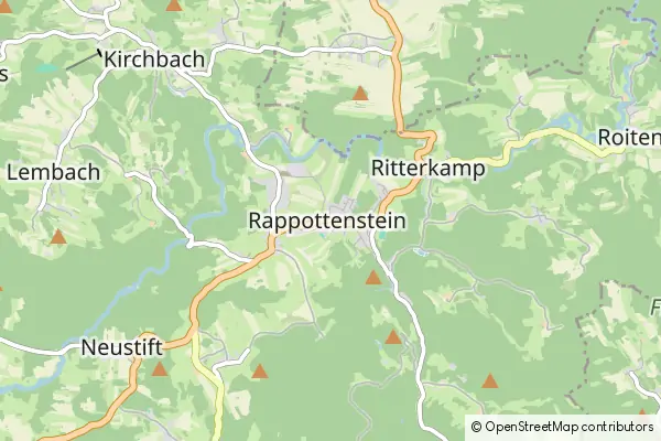 Karte Rappottenstein