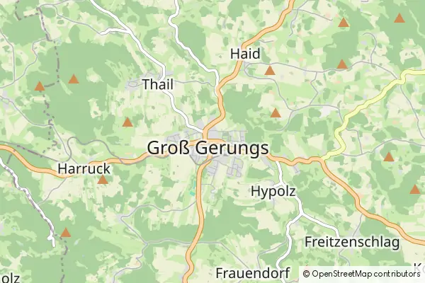 Karte Gross Gerungs