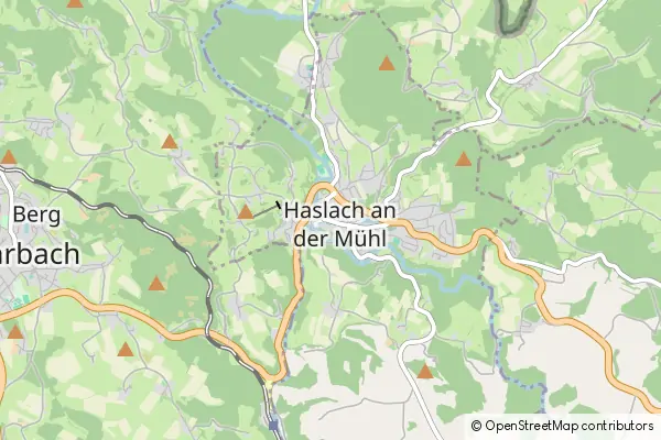 Karte Haslach an der Muhl