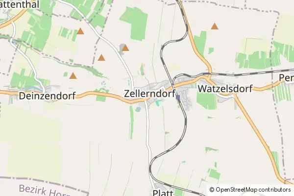 Karte Zellerndorf