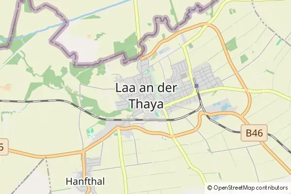 Karte Laa an der Thaya