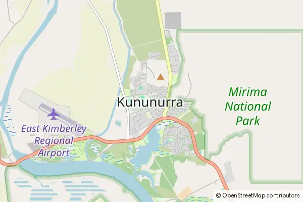 Karte Kununurra