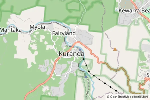 Karte Kuranda