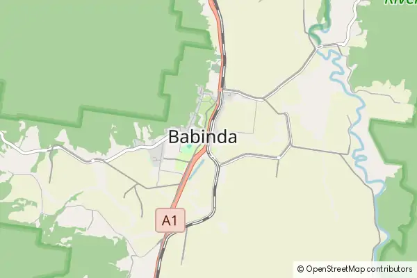 Karte Babinda