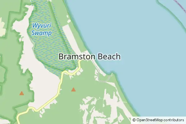 Karte Bramston Beach