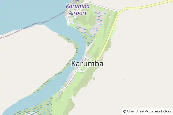 Karte Karumba