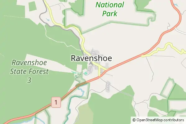 Karte Ravenshoe