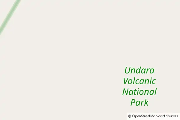 Karte Undara Volcanic Nationalpark