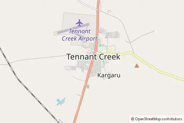 Karte Tennant Creek