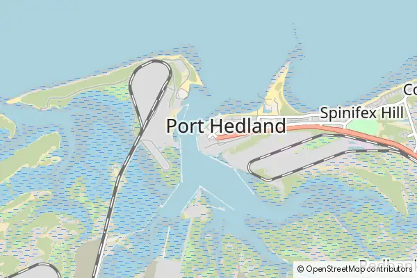 Karte Port Hedland