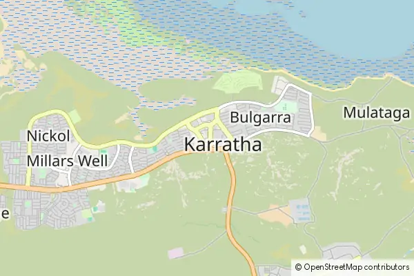 Karte Karratha