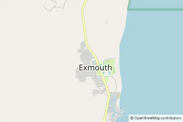 Karte Exmouth