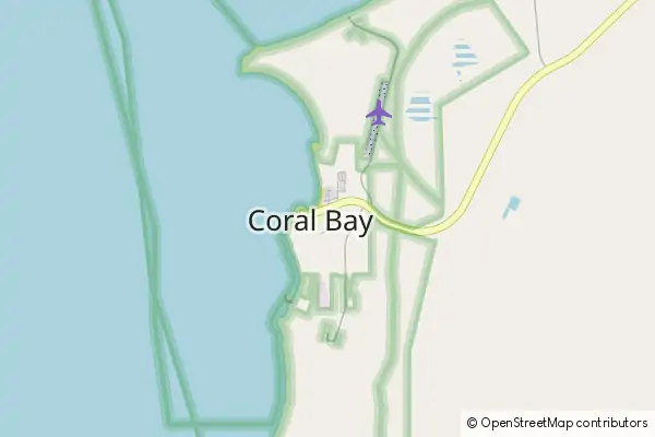 Karte Coral Bay