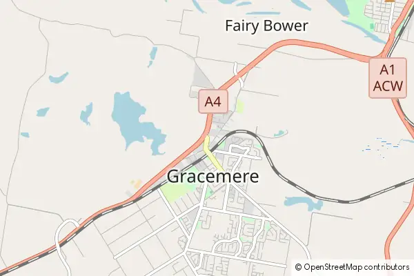 Karte Gracemere