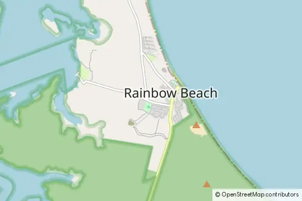 Karte Rainbow Beach