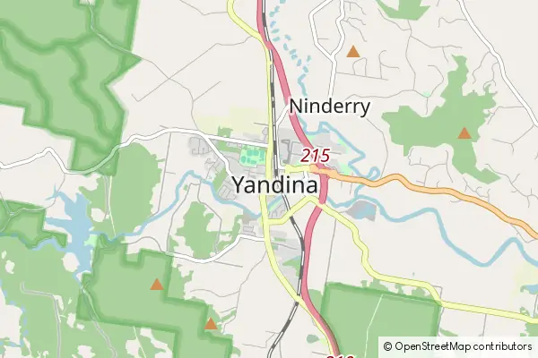 Karte Yandina