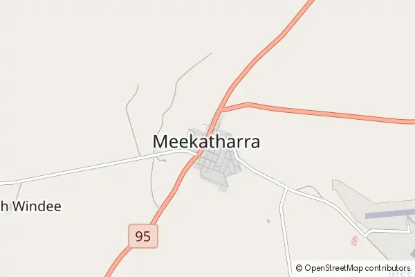 Karte Meekatharra