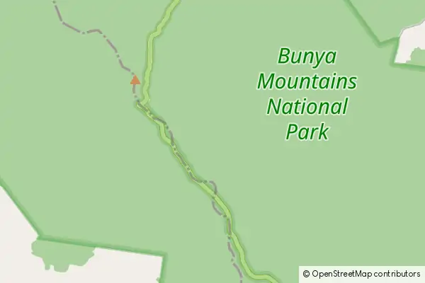 Karte Bunya Mountains