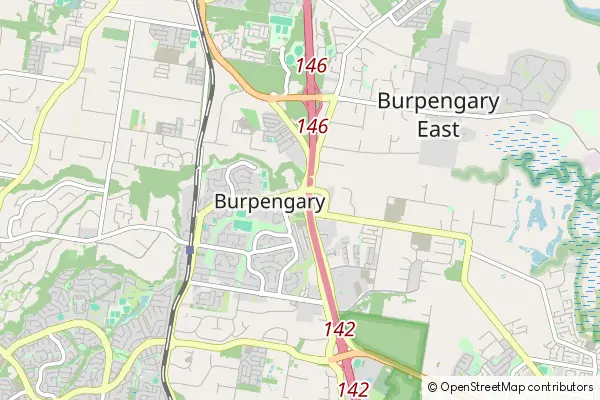 Karte Burpengary