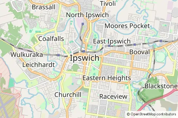 Karte Ipswich