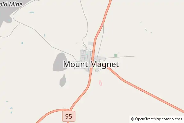 Karte Mount Magnet