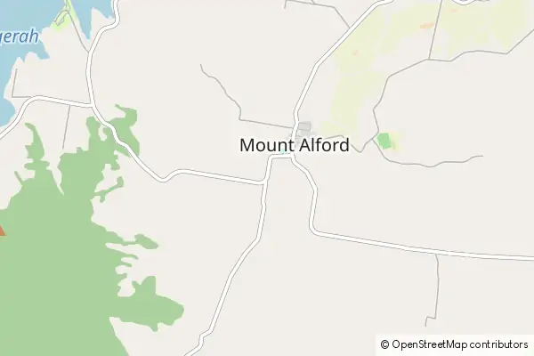 Karte Mount Alford