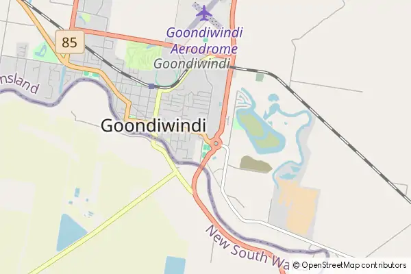 Karte Goondiwindi