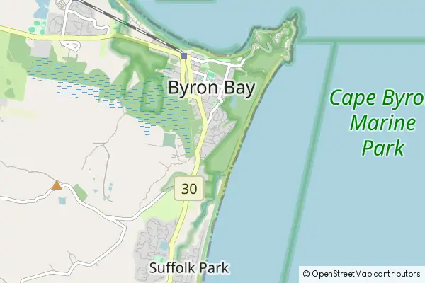 Karte Byron Bay