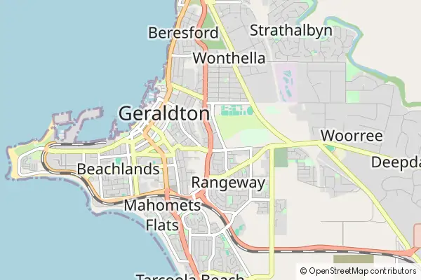 Karte Geraldton