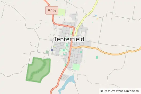 Karte Tenterfield