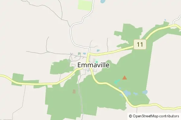 Karte Emmaville