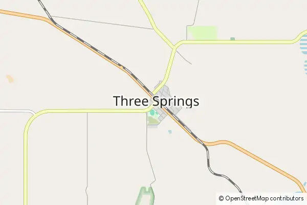 Karte Three Springs