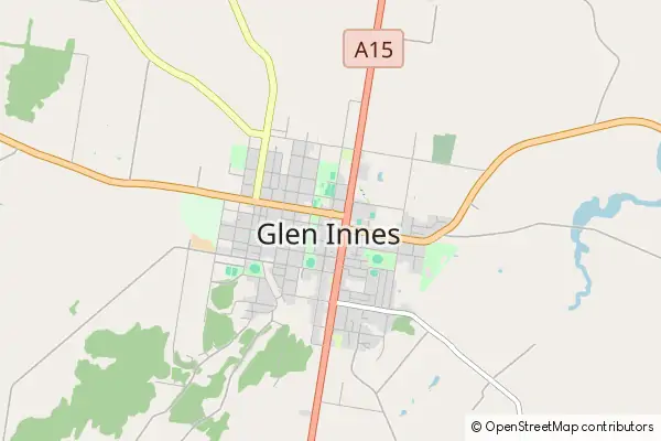 Karte Glen Innes