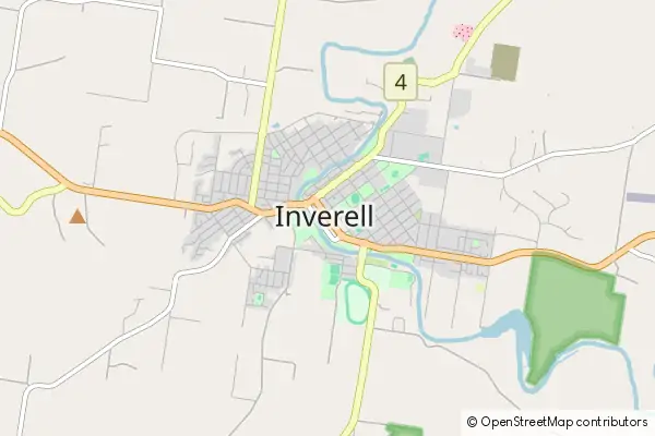 Karte Inverell