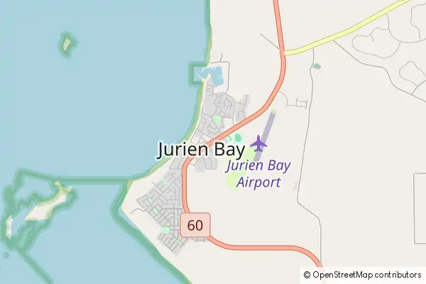 Karte Jurien Bay