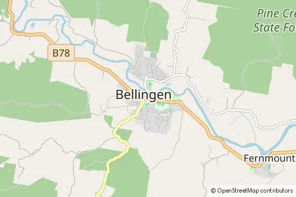 Karte Bellingen