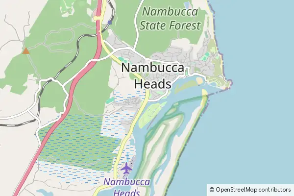 Karte Nambucca Heads