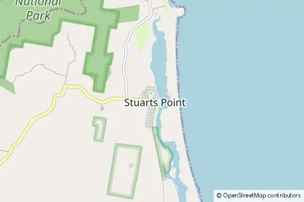 Karte Stuarts Point