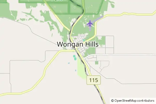 Karte Wongan Hills