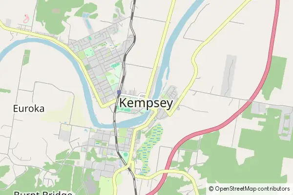 Karte Kempsey