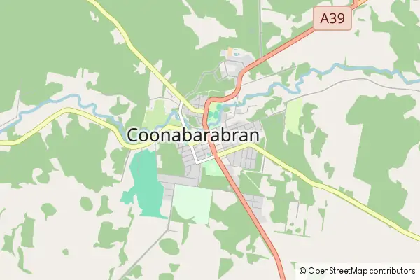 Karte Coonabarabran
